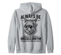 Sé un Perro Grifón de Bruselas Divertido Grifón de Bruselas Sudadera con Capucha