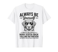 Sé un Perro Perdiguero de peaje de Pato de Nueva Escocia Camiseta