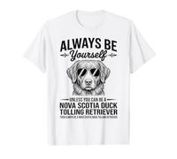 Sé un Perro Perdiguero de peaje de Pato de Nueva Escocia Camiseta gráfica económica