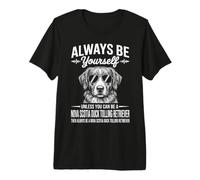 Sé un Perro Perdiguero de peaje de Pato de Nueva Escocia Camiseta Premium