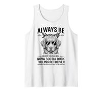 Sé un Perro Perdiguero de peaje de Pato de Nueva Escocia Camiseta sin Mangas