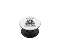 Sé un Perro Retriever de Pelo Plano, Divertido Perro Retriever de Pelo Plano PopSockets PopGrip Adhesivo