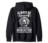 Sé un Perro Setter irlandés Divertido Setter irlandés Sudadera con Capucha