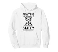 Sé un Perro Staffy Funny Staffordshire Bull Terrier Sudadera con Capucha