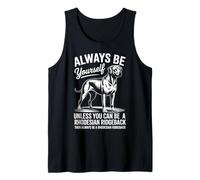 Sé un Ridgeback Rhodesian Ridgeback Divertido Camiseta sin Mangas