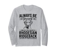 Sé un Ridgeback Rhodesian Ridgeback Divertido Manga Larga