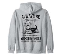 Sé un Yorkshire Terrier Yorkie Dog Funny Yorkshire Terrier Sudadera con Capucha