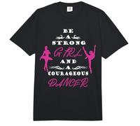 Sé una Chica Fuerte y una Bailarina Valiente Comfort Colors Adult Heavyweight T-Shirt