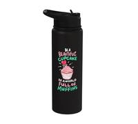 Sé una hermosa magdalena en un mundo lleno de magdalenas Stainless Steel Insulated Water Bottle