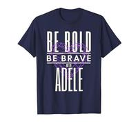 Sé Valiente Sé Valiente Sé Adele Camiseta, Hombre, Azul Marino, S
