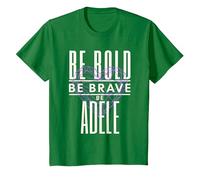 Sé Valiente Sé Valiente Sé Adele Camiseta, Niños, Verde Kelly, 3 años