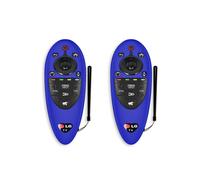 Se venden juntas dos fundas protectoras de silicona a prueba de polvo compatibles con mandos a distancia LG AN-MR500 (azul). : Regalo sorpresa azul
