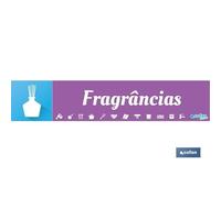 SEÃ‘ALETICA IMANTADA PARA EXPOSITOR 975 X 200 MM - FRAGRANCIAS