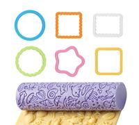 Sea Animal Cookie Cutters - Embossed Baking Mold Roller Stamp Kit