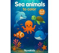 Sea animals coloring book for kids