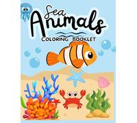 Sea animals colouring book