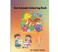 Sea Animals colouring Books for 4-6 years