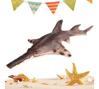 Sea Animals Figures, Realistic Sawfish, 14.17in Educational Play Statue, Finely Detailed Craftsmanship, Desktop Decoration for Rental Spaces, Dormitory Rooms, Living Room Shelves, Apartment Kitchens