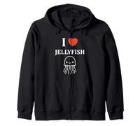 Sea Animals Jellyfish Cute Simple I Love Jellyfish Sudadera con Capucha