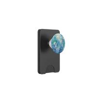 Sea Art Acuarela Subacuática Acuarela Amarillo Azul Medusa PopSockets PopWallet para MagSafe