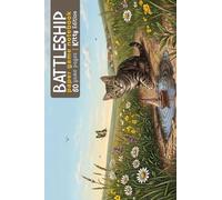 Sea Battle Game NoteBook: Battleship Paper Game for Kids and Adults: The Birthday of a Curious Kitten