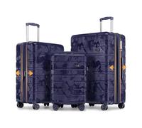 Sea choice Juego de Maletas 3 Piezas 24/28 Pulgadas Maletas Expandibles de Camuflaje RyanAir 55 x 35 x 20cm Maleta de Cabina Cerradura TSA Ruedas Spinner