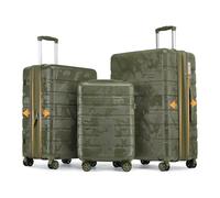 Sea choice Juego de Maletas 3 Piezas 24/28 Pulgadas Maletas Expandibles de Camuflaje RyanAir 55 x 35 x 20cm Maleta de Cabina Cerradura TSA Ruedas Spinner