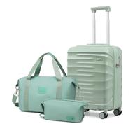 Sea choice Maletas de Cabina 55x40x20 Ryanair Maletas de Mano de 20 Pulgadas con Maletas de Cabina 40x20x25 ABS Cáscara Dura Maletas con Cierre TSA 8 Ruedas Spinner