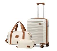 Sea choice Maletas de Cabina 55x40x20 Ryanair Maletas de Mano de 20 Pulgadas con Maletas de Cabina 40x20x25 ABS Cáscara Dura Maletas con Cierre TSA YKK Cremallera 8 Ruedas Spinner