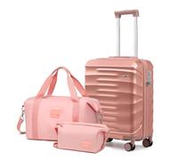 Sea choice Maletas de Cabina 55x40x20 Ryanair Maletas de Mano de 20 Pulgadas con Maletas de Cabina 40x20x25 ABS Cáscara Dura Maletas con Cierre TSA 8 Ruedas Spinner