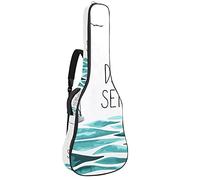 Sea Dream Voyage - Mochila para guitarra acústica y clásica, impermeable, con cremallera, para guitarra eléctrica