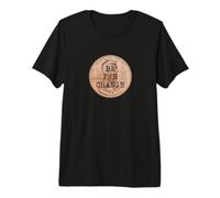Sea EL Cambio Lincoln Penny. Motivacional e Inspirador Camiseta Premium