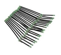 Sea Fishing Feeder Boom, 20 PCS ABS Plastic Metal Iron Tube Balance Connector with Snaps, 200 mm Anti Twist Fishing Tackle for Sea Beach Angling (Black Plastic Version)