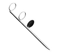 Sea Fishing Rod Holder - Fish Stand Ground Stake | Double Rings Single Fork Pole Rack | Stainless Steel Rotating Casting Type | For Beach Surf Pier Bank Boat | 30cm 37cm