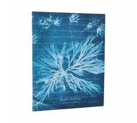 Paperblanks Cuaderno Sea Flowers (Anna Atkins’ Cyanotypes) Rayado Ultra Tapa Blanda Cierre Elástico