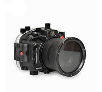 Sea Frogs Carcasa para cámara subacuática compatible con Sony A7II Pro 28-70 mm IPX8 40 m/130 ft Profundidad máxima de inmersión Carcasa impermeable para buceo, surf, remo, esquí