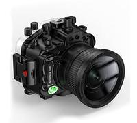 Sea frogs Carcasa para cámara subacuática compatible con Sony A7SIII 28-70MM IPX8 40 m/130 ft Profundidad máxima de inmersión Carcasa impermeable para buceo, surf, remo, esquí