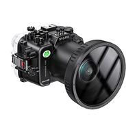 Sea frogs Carcasa para cámara submarina compatible con Sony FX-3 16-35 mm, IPX8, 40 m/130 pies, máxima profundidad de inmersión, impermeable, para buceo, surf, remo, esquí