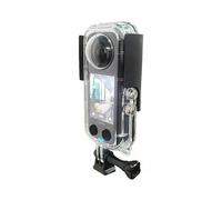 Sea frogs Funda impermeable para cámara panorámica Insta360 X3, 195 ft/60 m, IPX8, con certificación Sports Underwater Snorkeling Snorkeling (transparente)