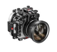 Sea frogs Funda subacuática de 130 pies/40 m de buceo impermeable para cámara Fujifilm X-T3, compatible con anillo de engranaje de 16-50 mm y 18-55 mm (vidrio óptico)