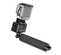 Sea frogs Luz de video de buceo 48 LED de alta potencia impermeable 40 m luces subacuáticas compatibles con GoPro Hero 12/11/10/9 (SL-104-GO KIT)