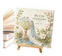 Sea Glass Art Kit - Christian Bible Verse Craft Set | Inspirational Wall Dé