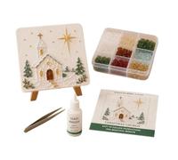 Sea Glass Art, Painting Kit with Handmade Animal Design, Home Decor Use