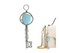 Sea Glass Christmas Ornaments | 2D Acrylic Key Shape Compact & Lightweight Coastal Keepsake,Sea Glass Decor - Coastal-Inspired For Christmas Tree Holiday Home Party Best Friends Room