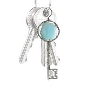 Sea Glass Christmas Ornaments - 2D Acrylic Key-Shaped Handmade Coastal Keepsake, Decorative Sea Glass Ornament For Christmas Tree, Holiday, Home, Party or Best Friends' Room