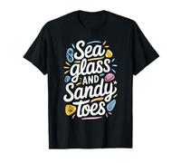 Sea Glass Hunters Recogiendo Tesoros del océano Beachcombing Camiseta