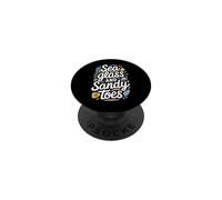 Sea Glass Hunters Recogiendo Tesoros del océano Beachcombing PopSockets PopGrip Adhesivo