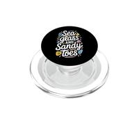 Sea Glass Hunters Recogiendo Tesoros del océano Beachcombing PopSockets PopGrip para MagSafe
