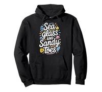 Sea Glass Hunters Recogiendo Tesoros del océano Beachcombing Sudadera con Capucha