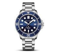 SEA-GULL Reloj mecánico automático de buceo para hombre, 200 m, impermeable, vestido de negocios, calendario luminoso, relojes de pulsera, 40 mm, serie oceánica 6204, Pulsera